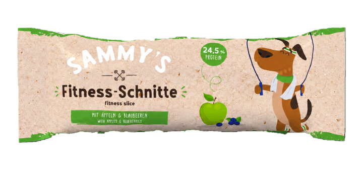bosch Hundeleckerli SAMMY'S Fitness-Schnitte mit Äpfeln und Blaubeeren getreidefrei